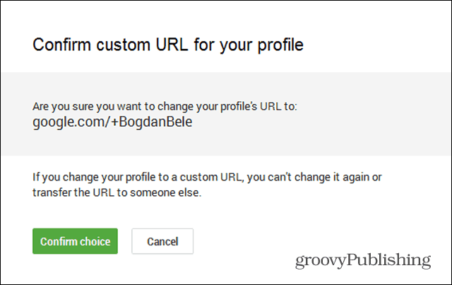 So erhalten Sie eine benutzerdefinierte URL für Ihr Google+ Profil