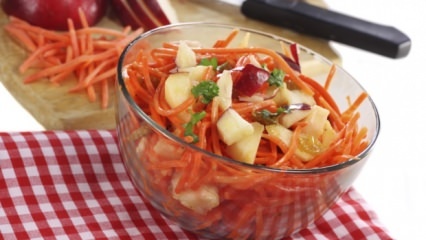 Karottensalat Rezept, das schnell Gewicht verliert