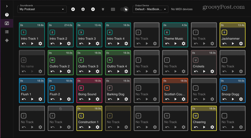 Podcast-Soundboard