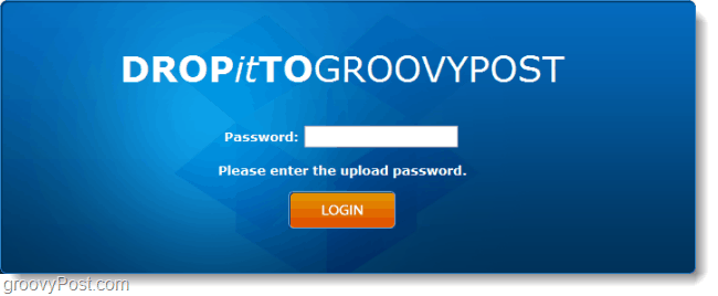 passwortgeschützte Dropbox-URL