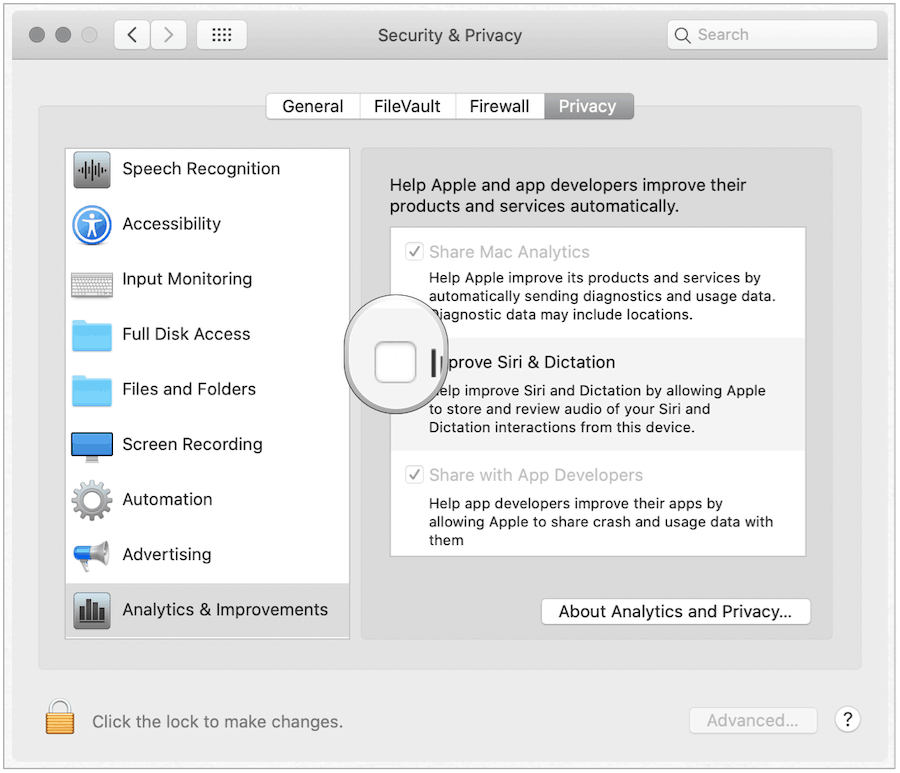 Siri Opt-Out auf dem Mac