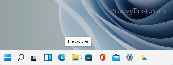 Datei-Explorer-Symbol Windows 11-Taskleiste