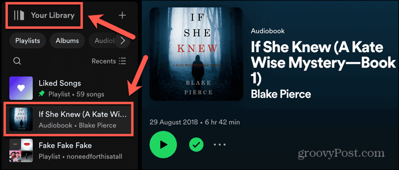 Spotify Ihre Bibliothek