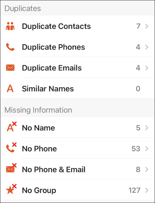 Kontakte Pro löscht doppelte Kontakte auf dem iPhone