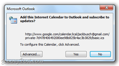 Google Kalender zu Outlook 2010`Google Kalender zu Outlook 2010