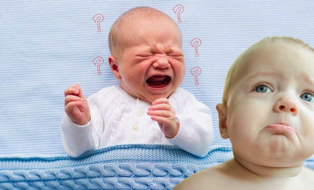 Warum weinen Babys? Was sagen Babys, wenn sie weinen? 5 Schreistile von Babys