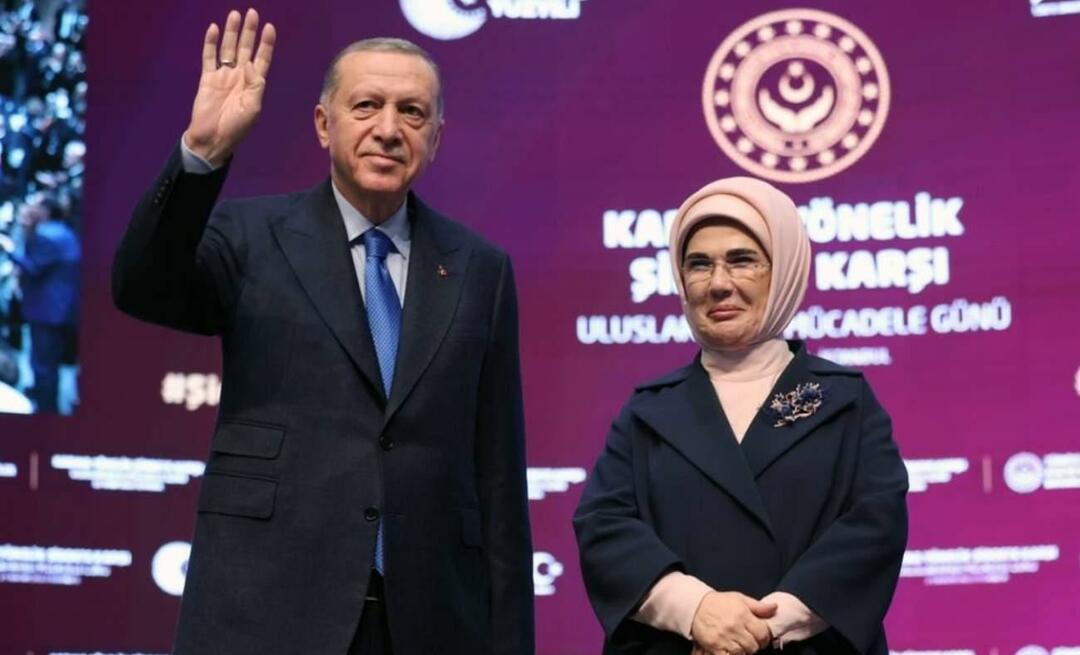 Sonderbotschaft von First Lady Erdoğan zum Internationalen Tag zur Beseitigung von Gewalt gegen Frauen!