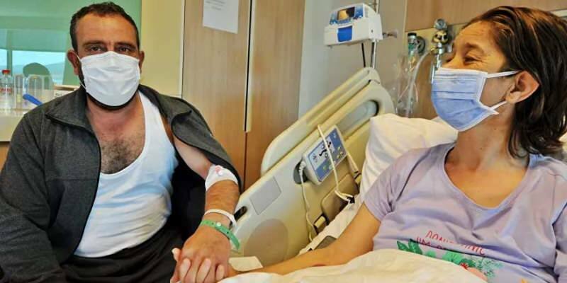 İpek Koca, der mit einem Krankenhausschock konfrontiert war, gab seiner Frau eine Niere!