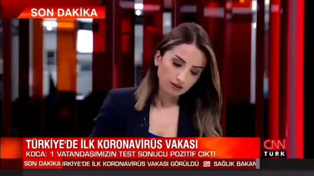 CNN Türk Reporter Duygu Kaya hat Coronavirus gefangen!