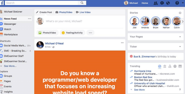 Facebook erweitert Stories weiter um weitere Profile, die auf Desktops angezeigt werden.