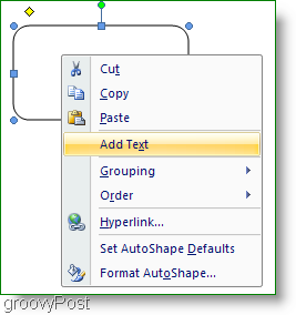 Microsoft Word 2007 Text hinzufügen