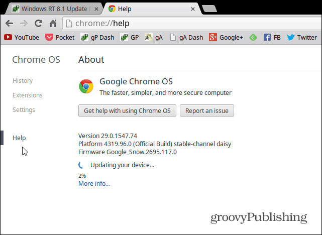 So aktualisieren Sie Ihr Google Chromebook manuell