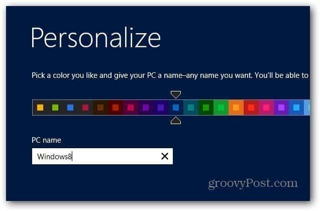 Personalisieren Sie Windows 8