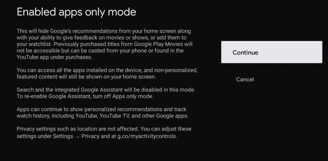 So deaktivieren Sie Empfehlungen in Chromecast mit Google TV