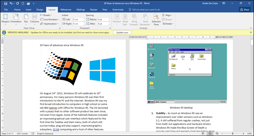 So erstellen Sie Broschüren mit Microsoft Word 2016