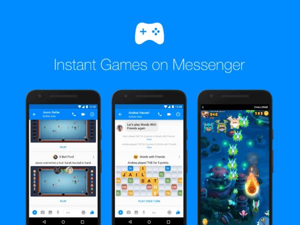 Facebook führt Instant Games on Messenger breiter ein und bringt neue, reichhaltige Gameplay-Funktionen, Game-Bots und Belohnungen auf den Markt.