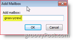 Outlook 2010 Screenshot Mailbox hinzufügen