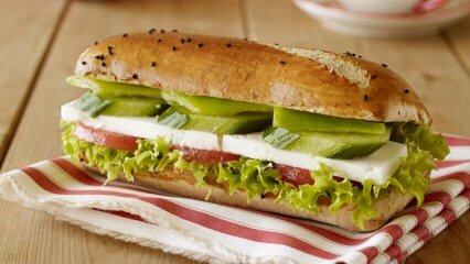 Wie bereite ich ein einfaches Sandwich zu?