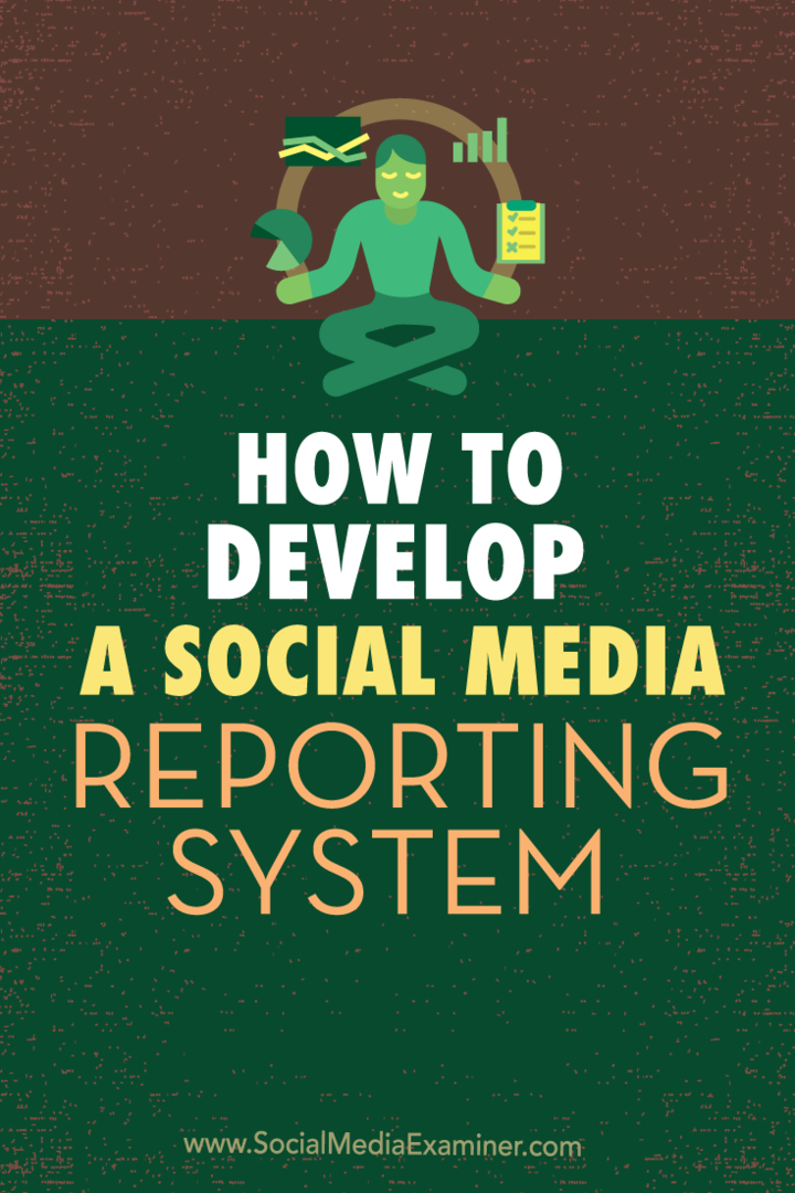 Entwicklung von Social Media-Berichtssystemen