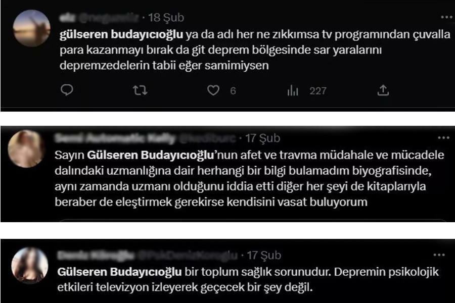 Gülseren Budaıcıoğlu reagierte