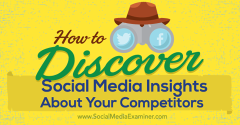 Entdecken Sie Social-Media-Einblicke in Ihre Konkurrenten