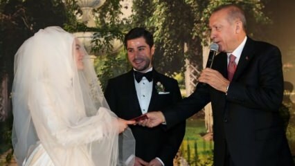 Erdogan und Temel Karamollaoğlu kamen bei der Hochzeit zusammen