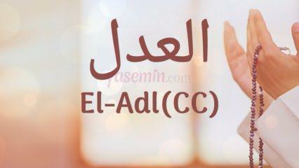 Was bedeutet Al-Adl (c.c.)? Welche Vorzüge hat der Name Al-Adl? Esmaül Husna El-Adl...
