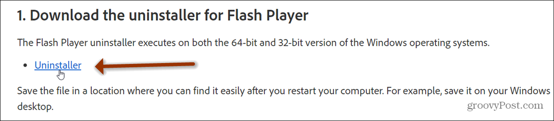 So deinstallieren Sie Adobe Flash unter Windows 10