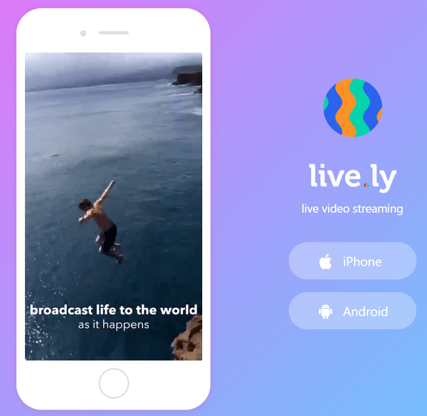 Live.ly ist Partner der Musical.ly App.