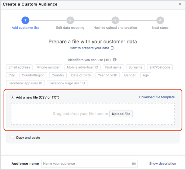 Facebook lädt Kundendaten hoch