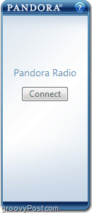 Verbindungstaste zum Starten von Pandora Gadget Windows 7
