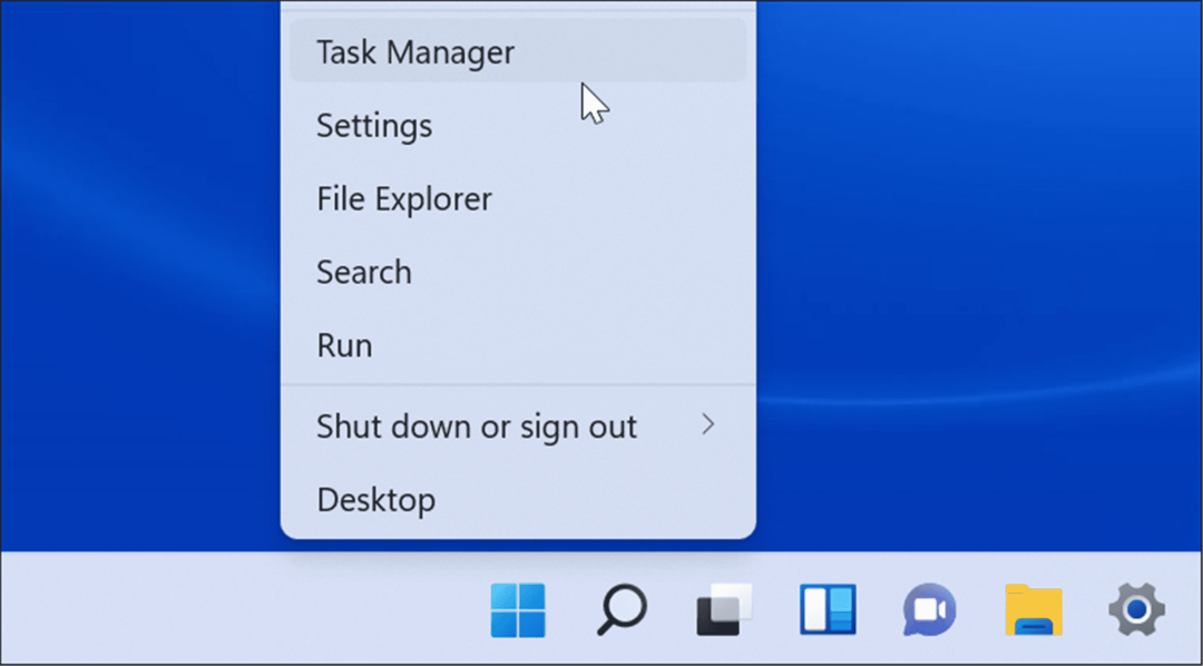 Öffnen Sie den Task-Manager unter Windows 11