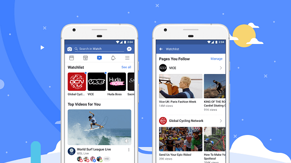 Facebook Watch wurde vor einem Jahr in den USA eingeführt und ist bereit, global zu agieren.