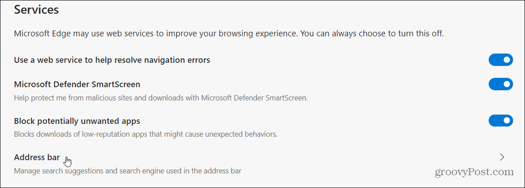 So deaktivieren Sie Microsoft Edge-Suchvorschläge