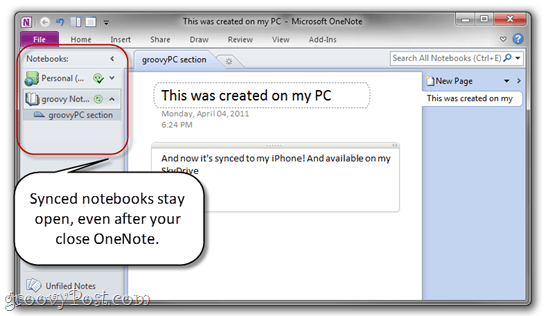 OnEnote automatisch synchronisieren