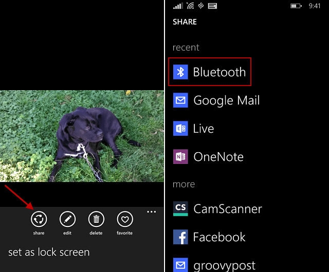 Windows Phone 8.1 Tipp: Dateien über Bluetooth freigeben