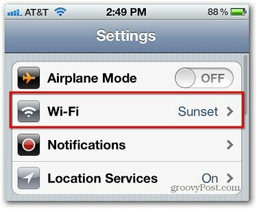 Apple iOS: Hören Sie auf, WiFi-PopUp-Benachrichtigungen zu stören
