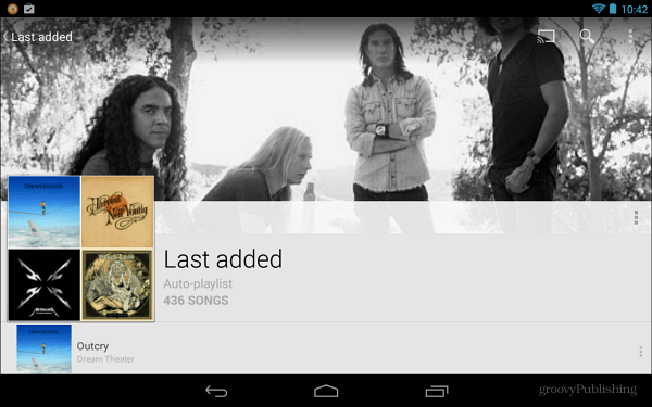 Google Music hat Wiedergabelisten hinzugefügt