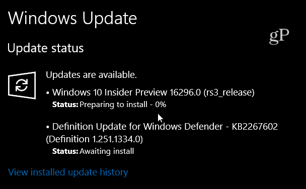 Microsoft veröffentlicht Windows 10 Preview Build 16296 für PC