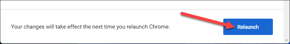 Chrome-Schaltfläche neu starten
