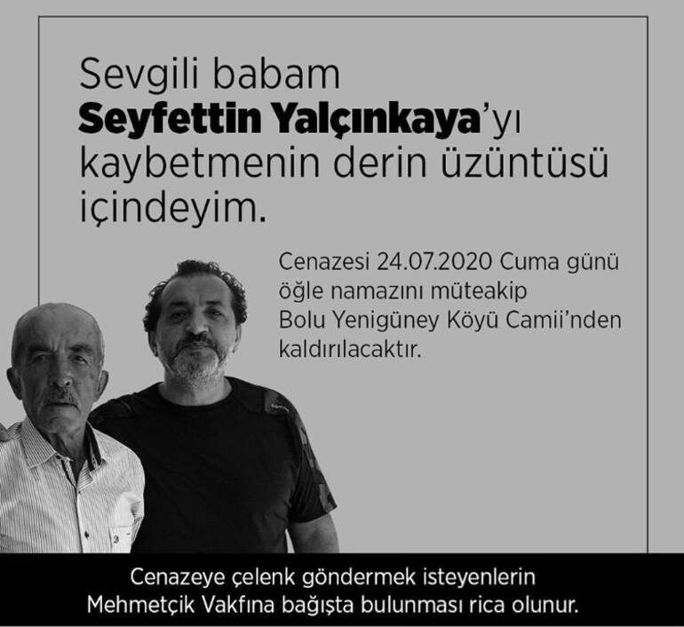 Schmerzhafter Tag des berühmten Küchenchefs Mehmet Yalçınkaya! Er schickte seinen Vater auf seine letzte Reise