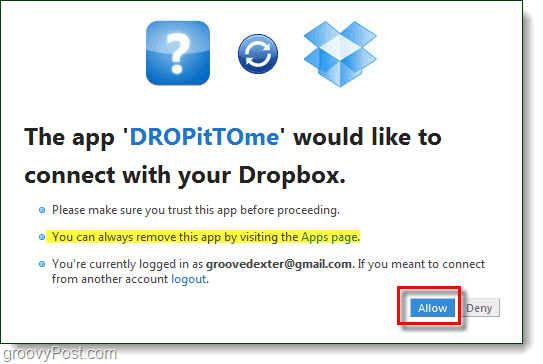 Ermöglichen Sie Personen das Hochladen in Ihre Dropbox