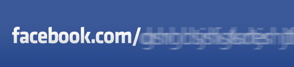 Facebook benutzerdefinierte Benutzername URL-Profil