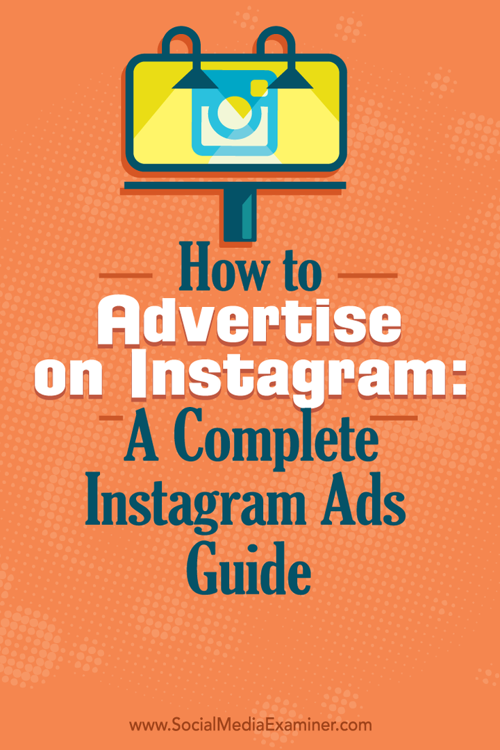 eine Anleitung zur Werbung auf Instagram