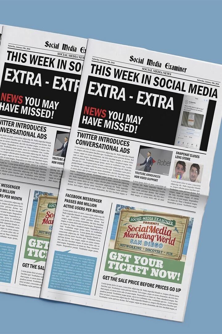 Twitter startet Konversationsanzeigen: Diese Woche in Social Media: Social Media Examiner