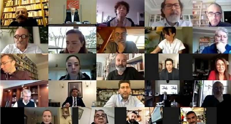 Die Anfragen der Künstler, die Videokonferenzen mit Kılıçdaroğlu gemacht haben, haben sie dazu gebracht, aufzugeben!