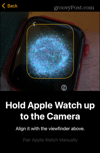Apple Watch Pairing-Muster