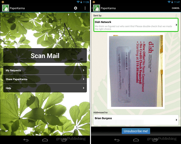 So stoppen Sie Junk-Mail mit der PaperKarma Mobile App