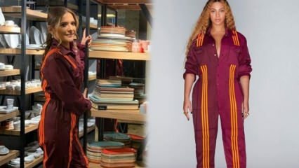 Neuer Modetrend: Beyonce Ivy Park Adidas Kollektion! Demet Akalın saß auch in diesem Strom ...