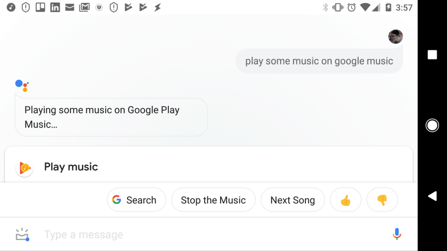 Hey Google Play zufällige Musik